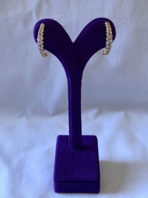 Zirkon Taş Kaplamalı Küpe