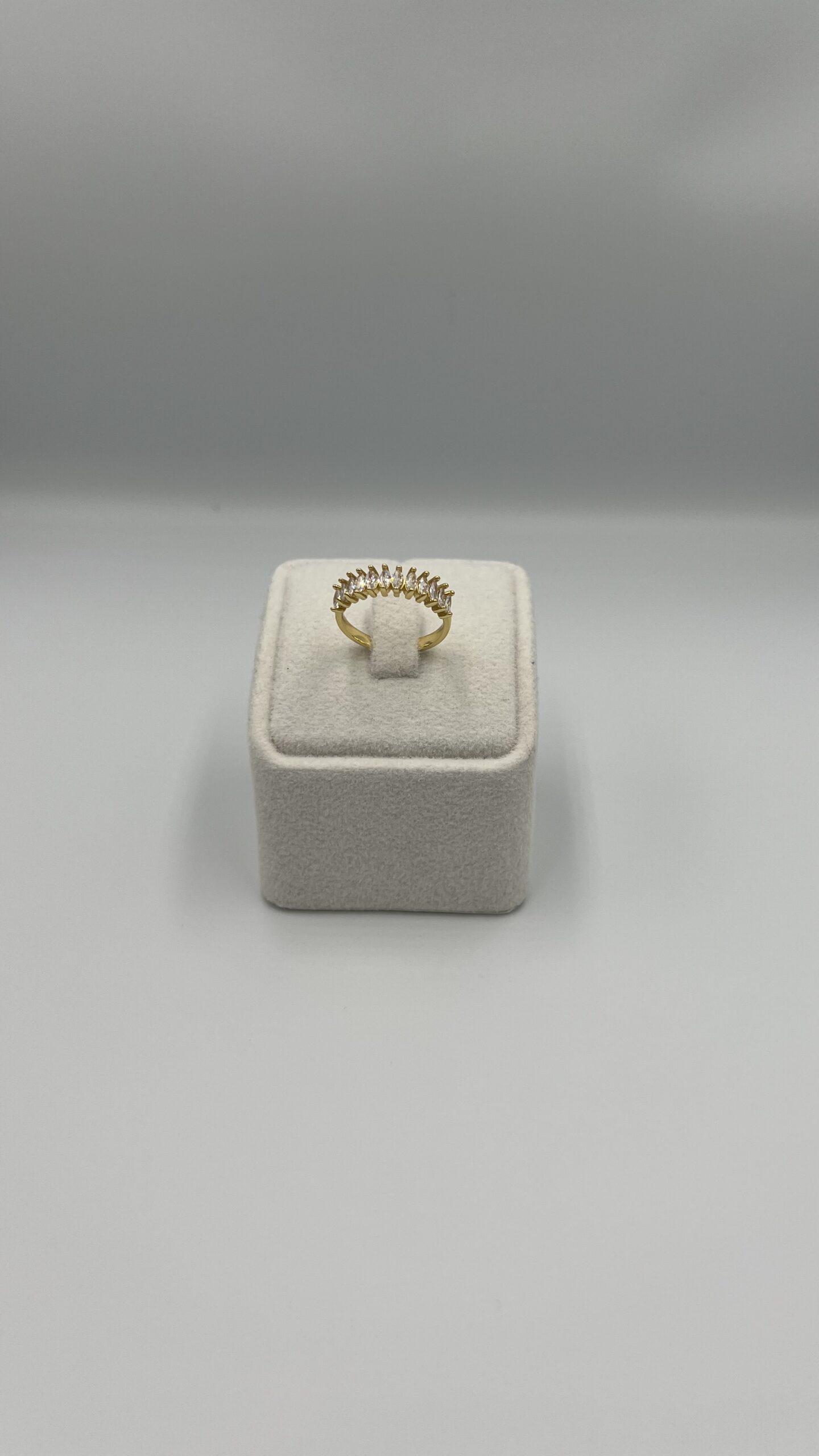 SuYolu Sıralı Taşlı Yüzük - Görsel 2