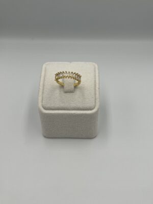 SuYolu Sıralı Taşlı Yüzük