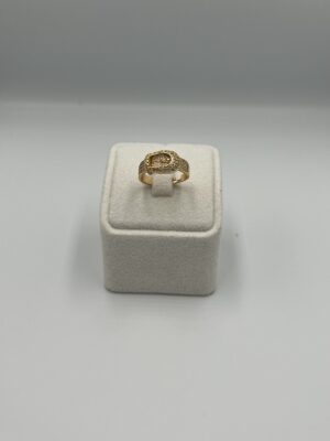 Zirkon Taş Kaplamalı Kemer Yüzük